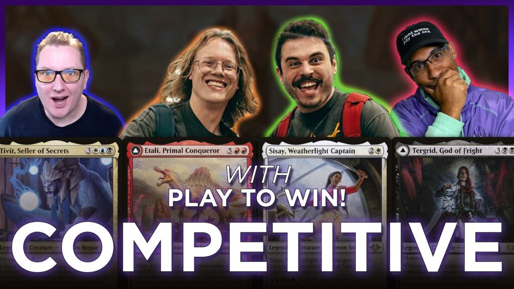 Playing With Power - CEDH With Play To Win! Etali vs Sisay vs Tivit vs Tergrid